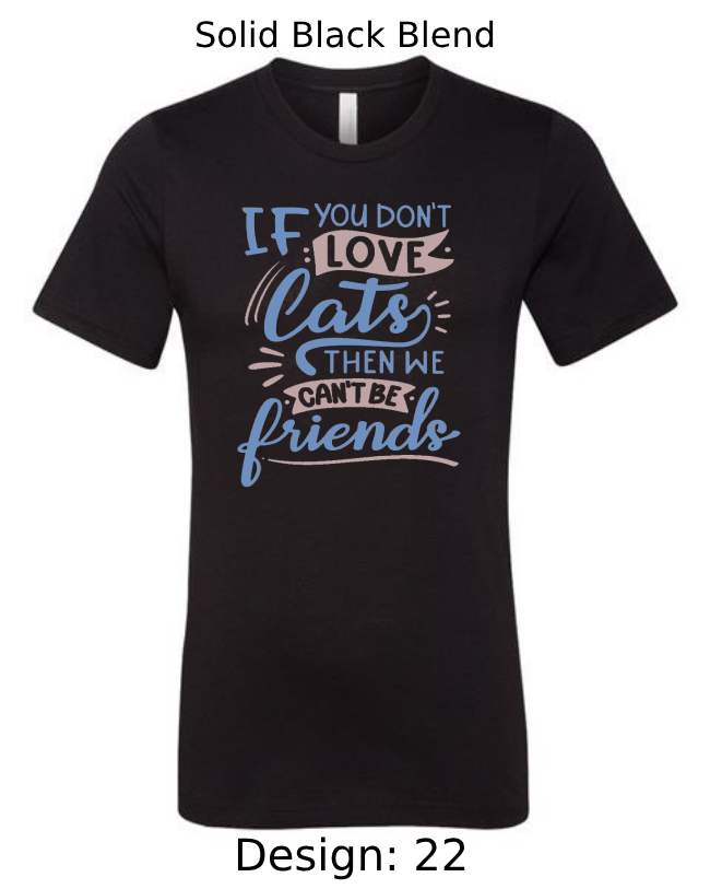 Shirts Men's Customized T-Shirts | Cat Themed Tee