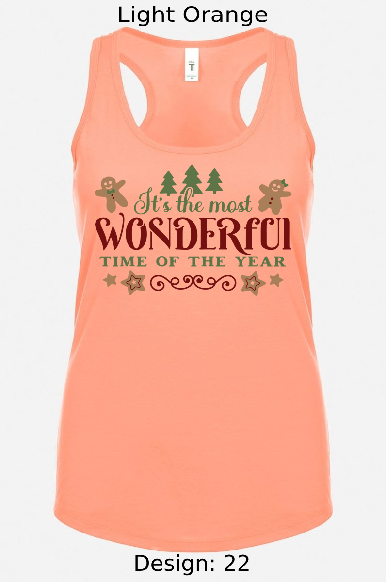 Shirts Women's Customized Tank Tops & Shirts | Christmas Funny & Cute Themed Tee