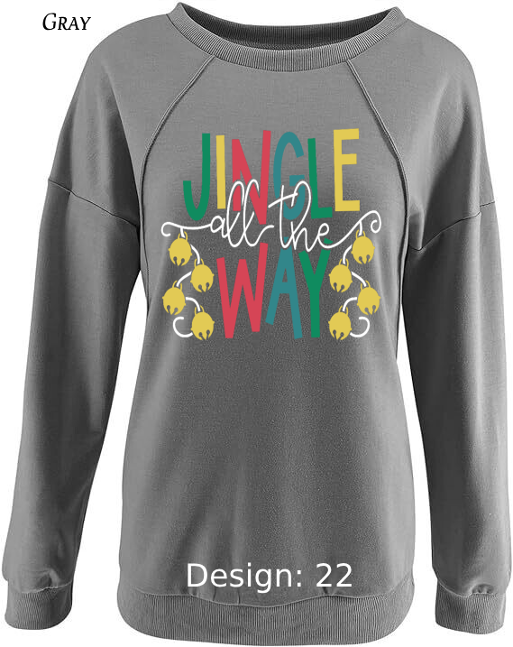 Sweatshirt Women's Christmas Funny & Cute Sweatshirt | Custom Sweatshirt