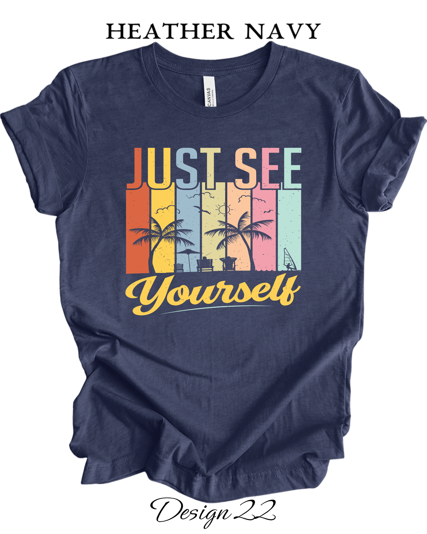 Custom Tee Unisex Crew Neck T-Shirts | Summer, Surfing, & Sunshine Inspired Tee