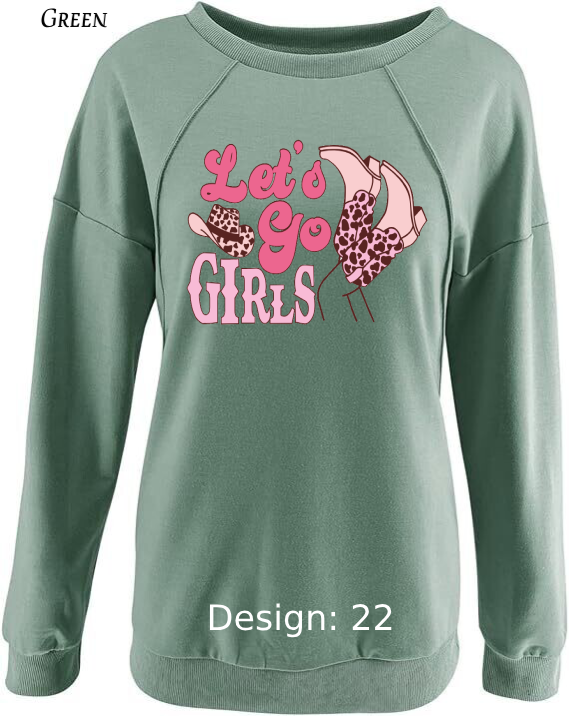 Sweatshirt Women's Country Cowboy Sweatshirt | Custom Sweatshirt