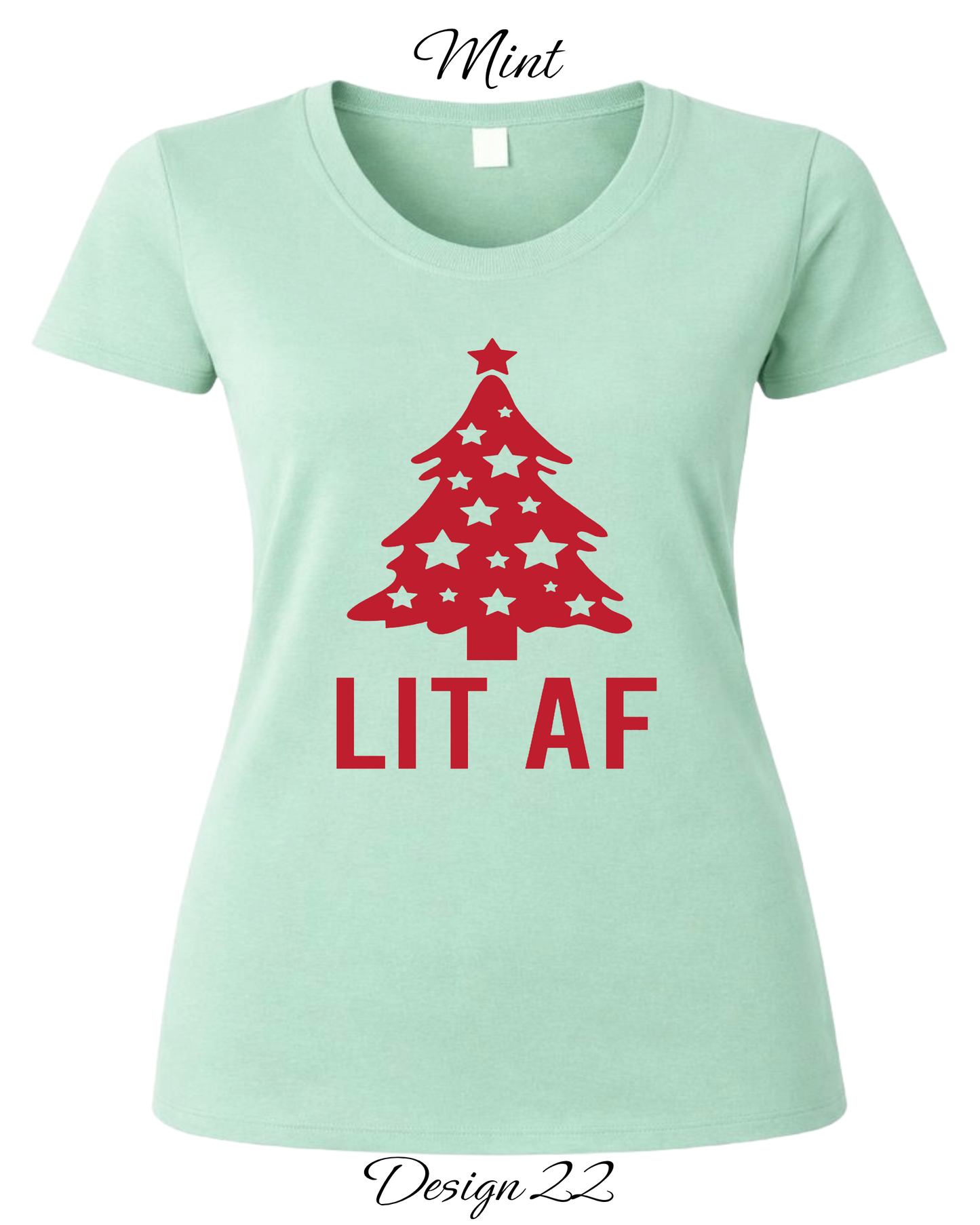 Custom Women's Tank Tops & Tees | Christmas Funny Drinking Inspired Tee