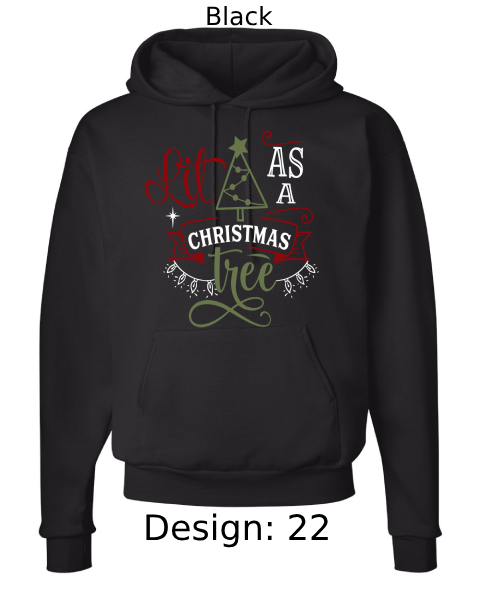 Unisex Christmas Funny Drinking Hoodie Sweatshirt | Custom Hoodie