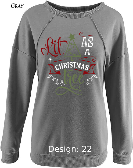 Sweatshirt Women's Christmas Funny Drinking Sweatshirt | Custom Sweatshirt