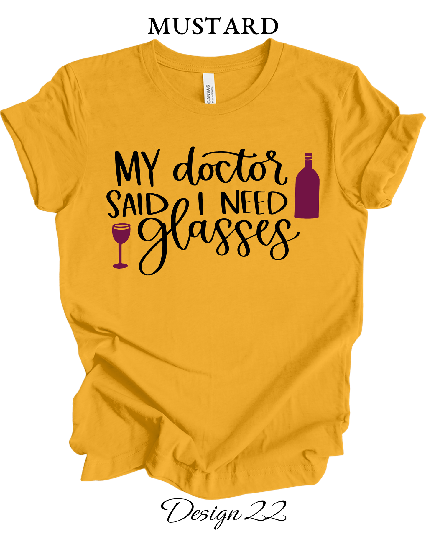 Custom Tee Unisex Crew Neck T-Shirts | Funny Wine Inspired Tee