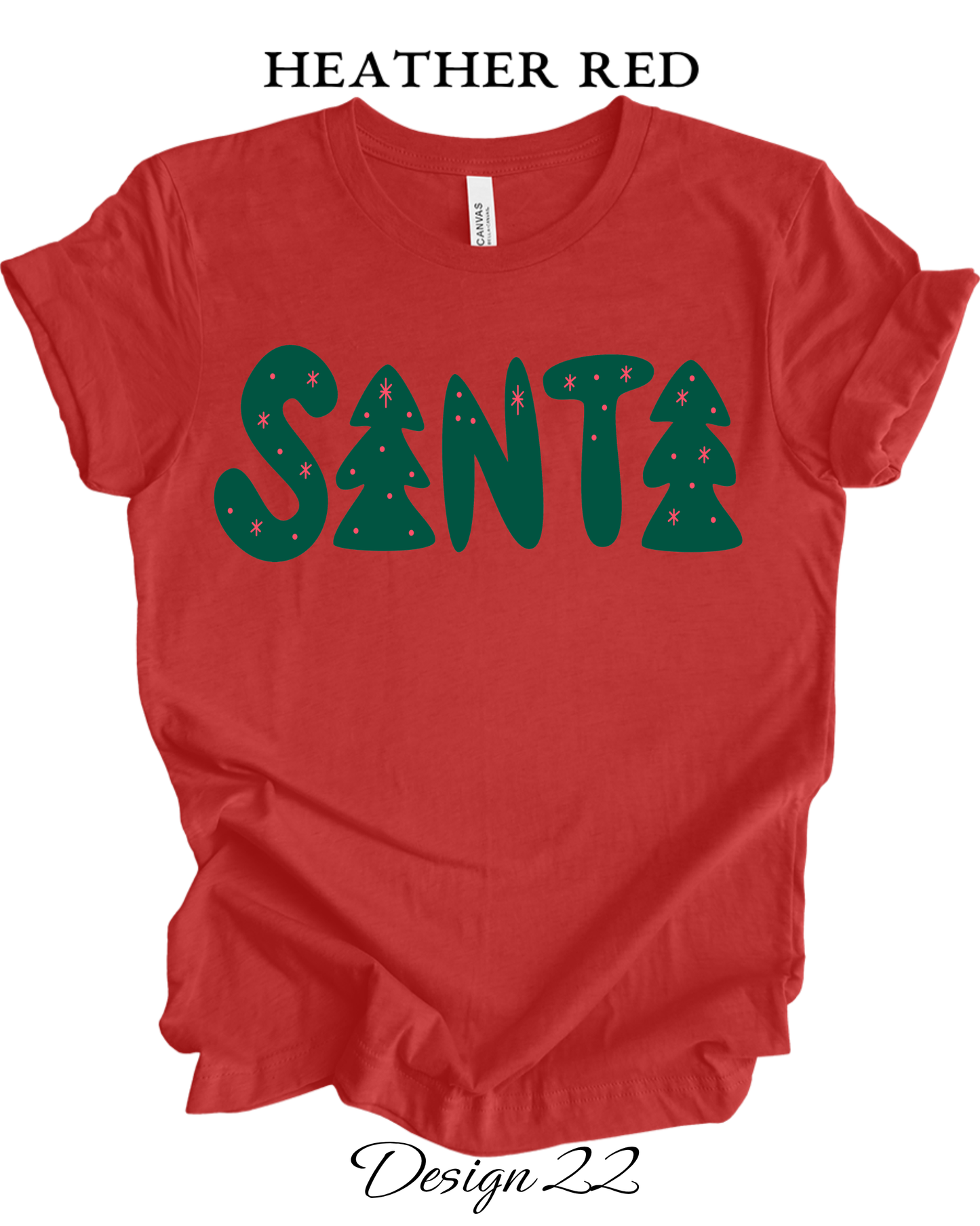 Custom Tee Unisex Crew Neck T-Shirts | Christmas Funny Santa Inspired Tee