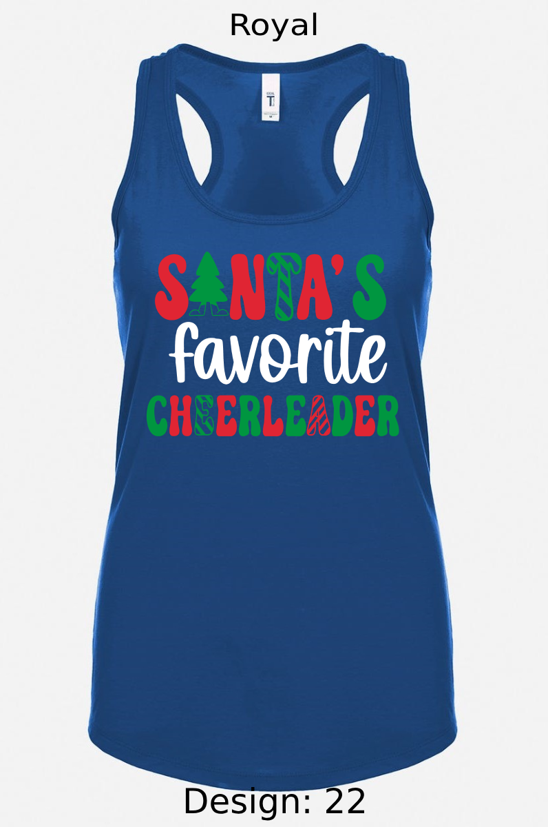 Shirts Women's Customized Tank Tops & Shirts | Christmas Funny Santa Themed Tee