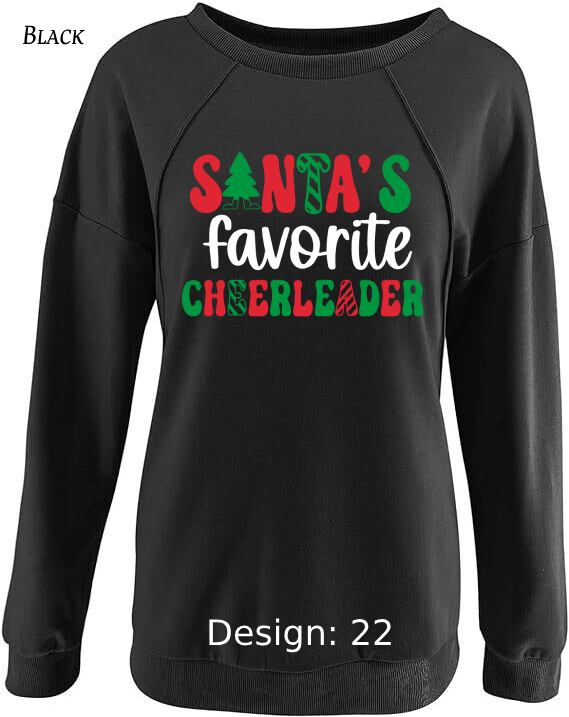 Sweatshirt Women's Christmas Funny Santa Sweatshirt | Custom Sweatshirt