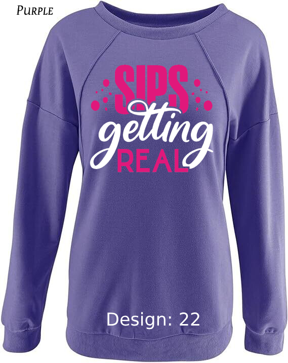 Sweatshirt Women's Funny Alcohol Sweatshirt | Custom Sweatshirt
