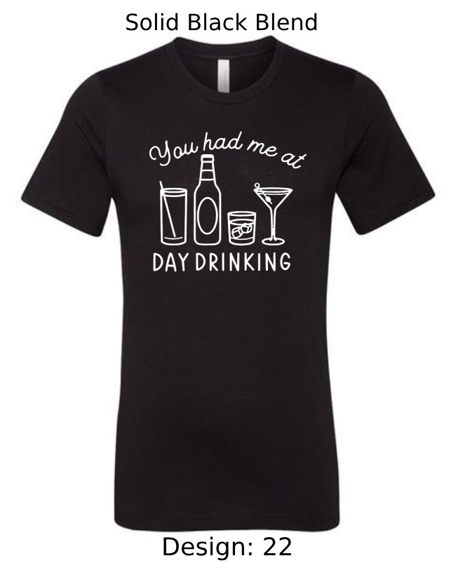 Shirts Men's Customized T-Shirts | Funny Alcohol Themed Tee