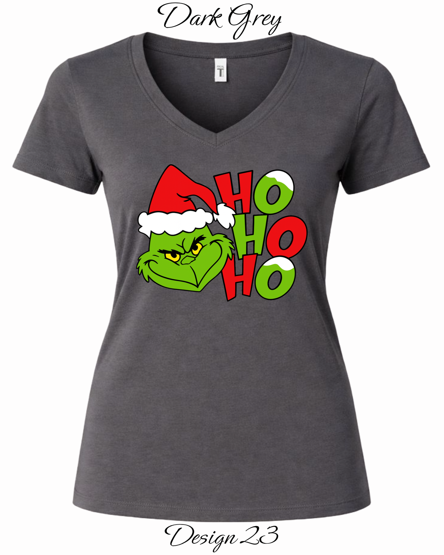Custom Women's Tank Tops & Tees | Christmas Funny Grinch Inspired Tee