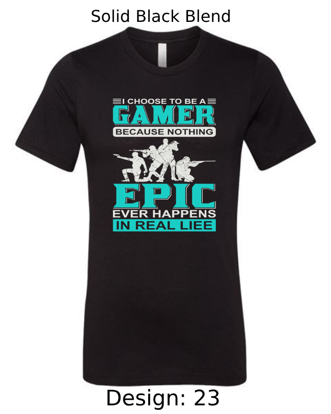 Shirts Men's Customized T-Shirts | Video Gaming Themed Tee