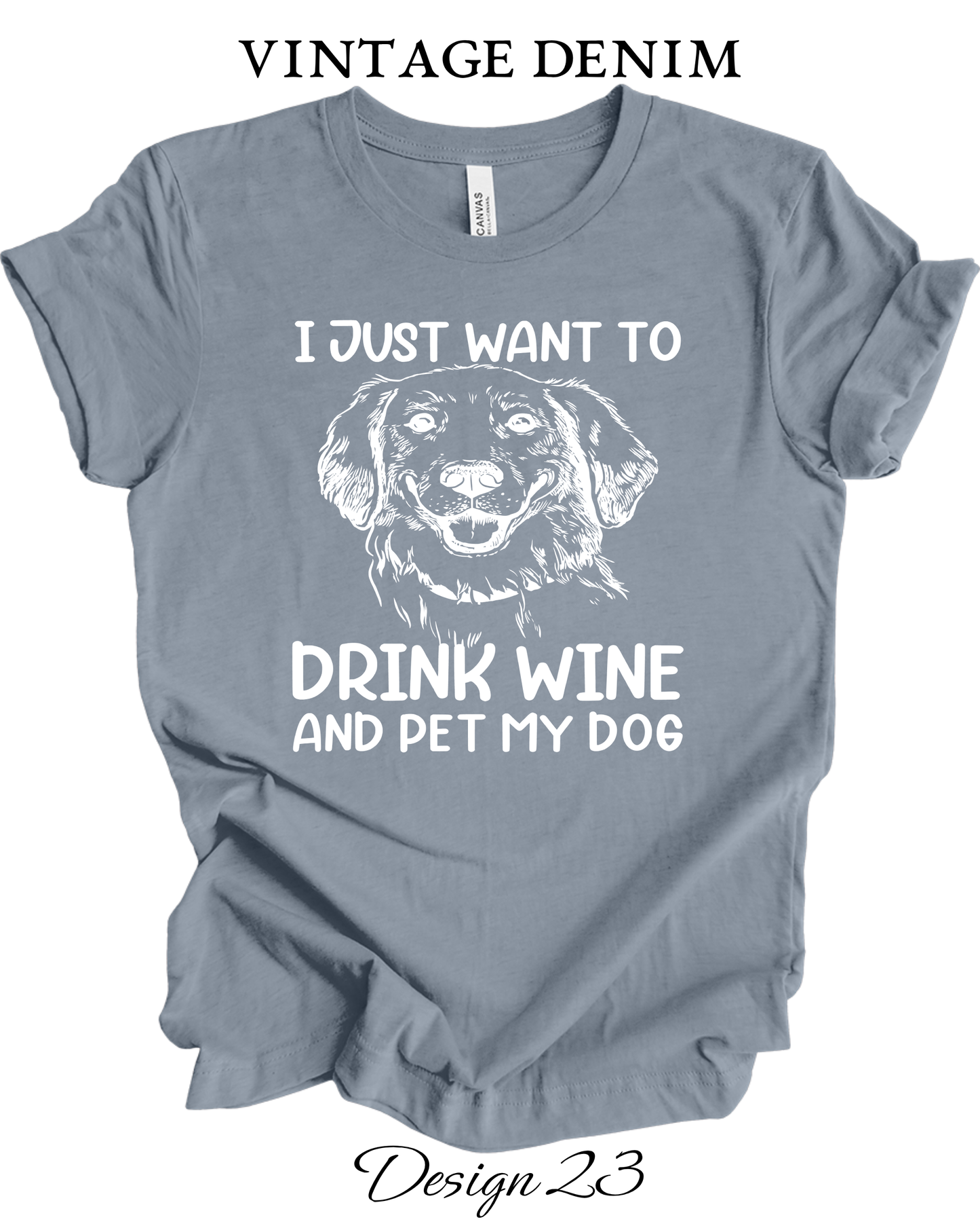 Custom Tee Unisex Crew Neck T-shirts | Dog Inspired Tee