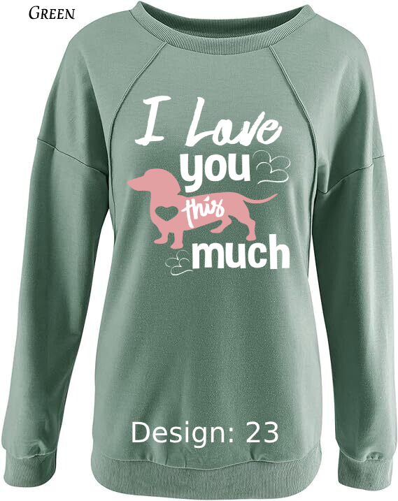 Sweatshirt Women's Dog Sweatshirt | Custom Sweatshirt