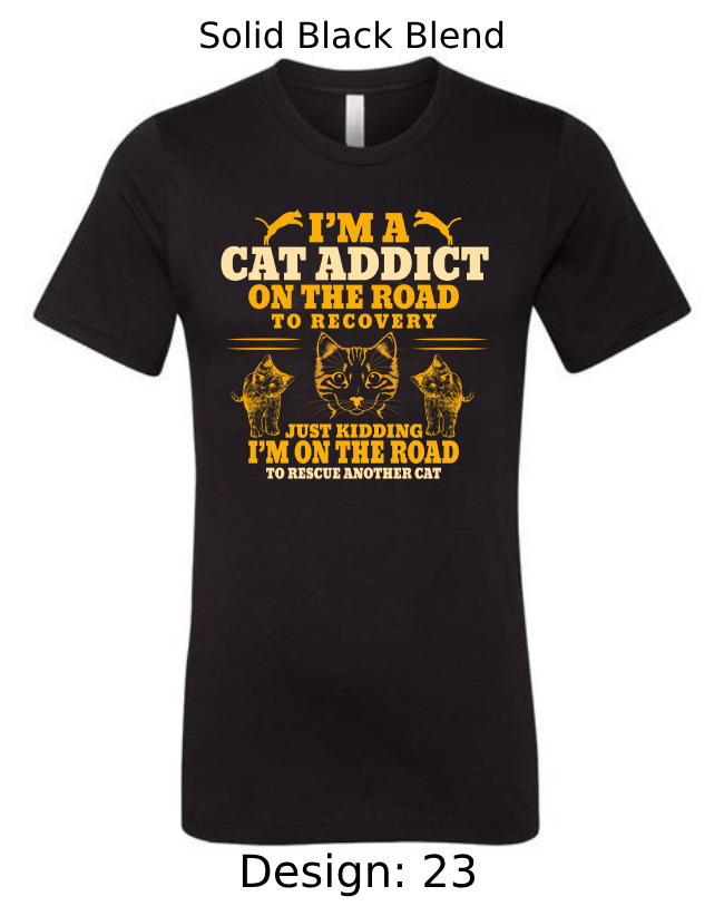 Shirts Men's Customized T-Shirts | Cat Themed Tee