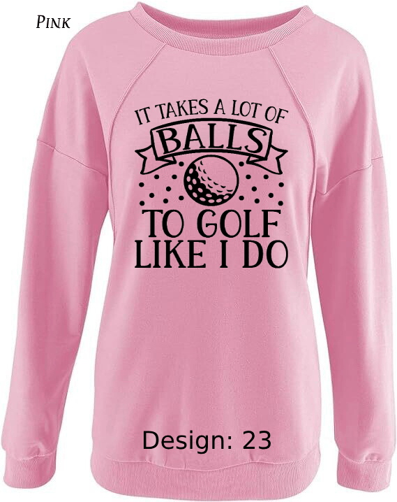 Sweatshirt Women's Golf Sweatshirt | Custom Sweatshirt