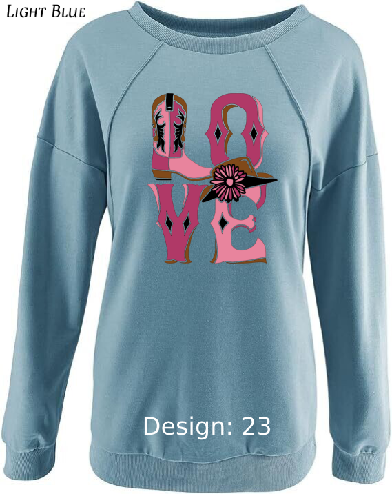 Sweatshirt Women's Country Cowboy Sweatshirt | Custom Sweatshirt