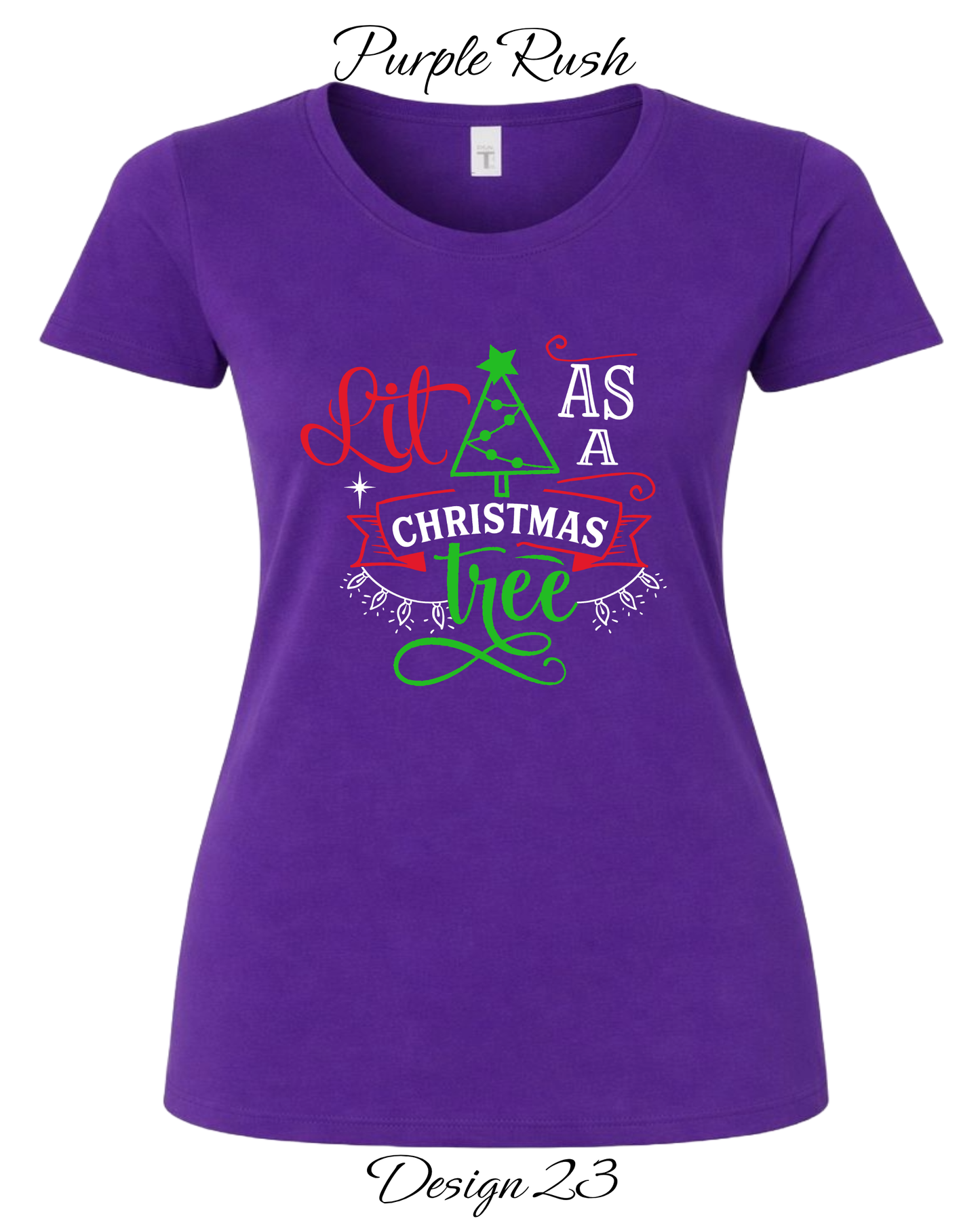 Custom Women's Tank Tops & Tees | Christmas Funny Drinking Inspired Tee