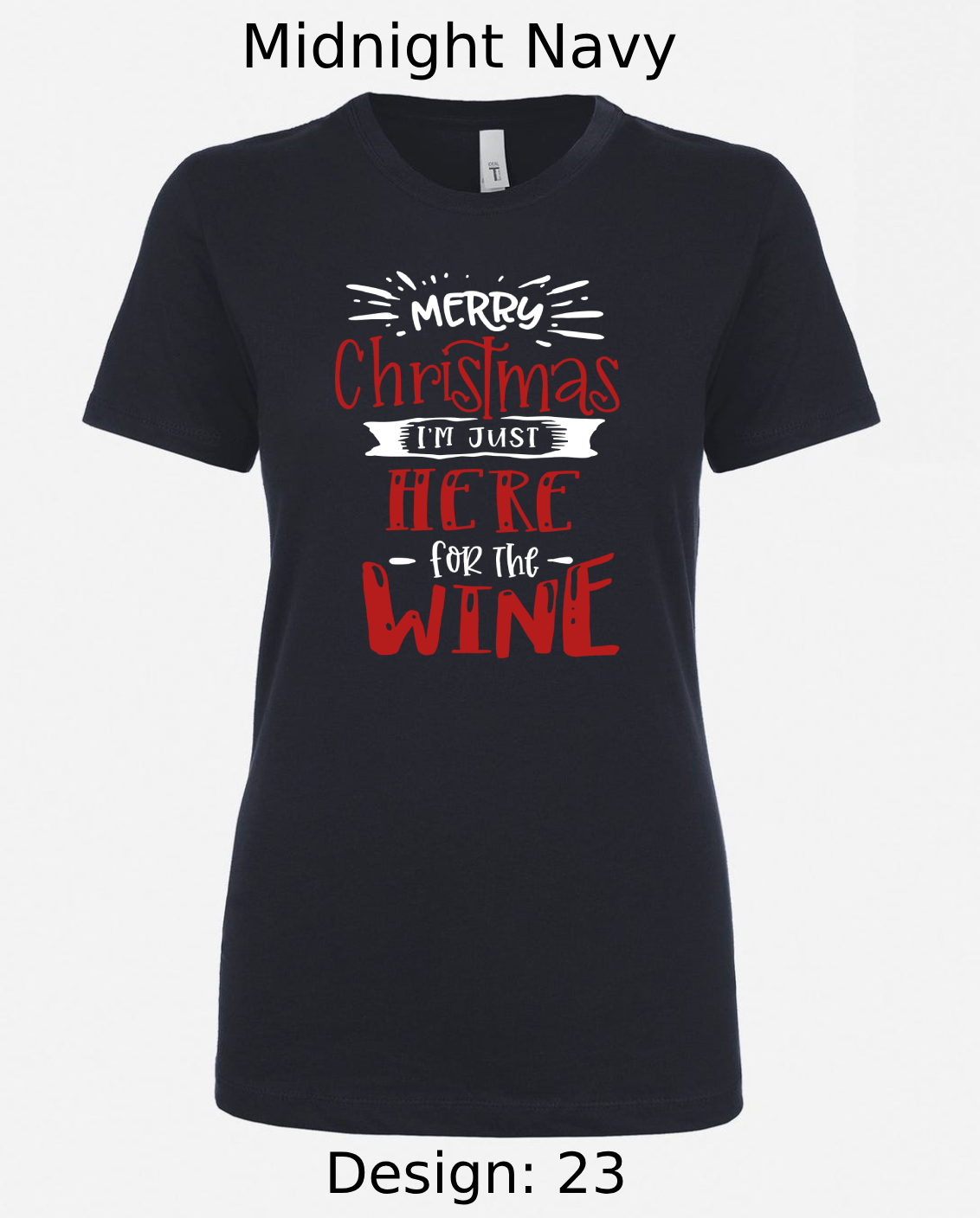Shirts Women's Customized Tank Tops & Shirts | Christmas Funny Drinking Themed Tee
