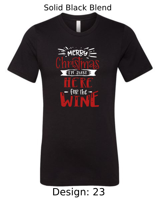 Shirts Men's Customized T-Shirts | Christmas Funny Drinking Themed Tee