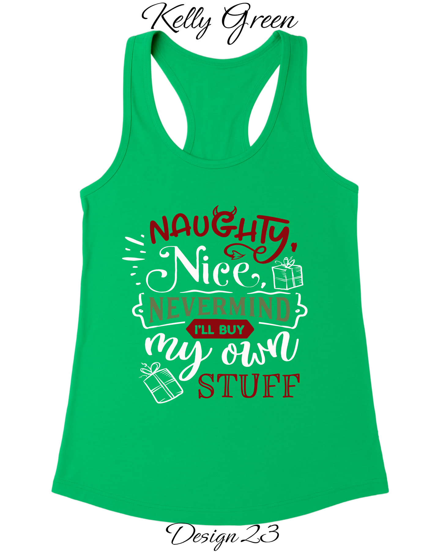 Custom Women's Tank Tops & Tees | Christmas Funny Inspired Tee
