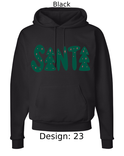 Unisex Christmas Funny Santa Hoodie Sweatshirt | Custom Hoodie