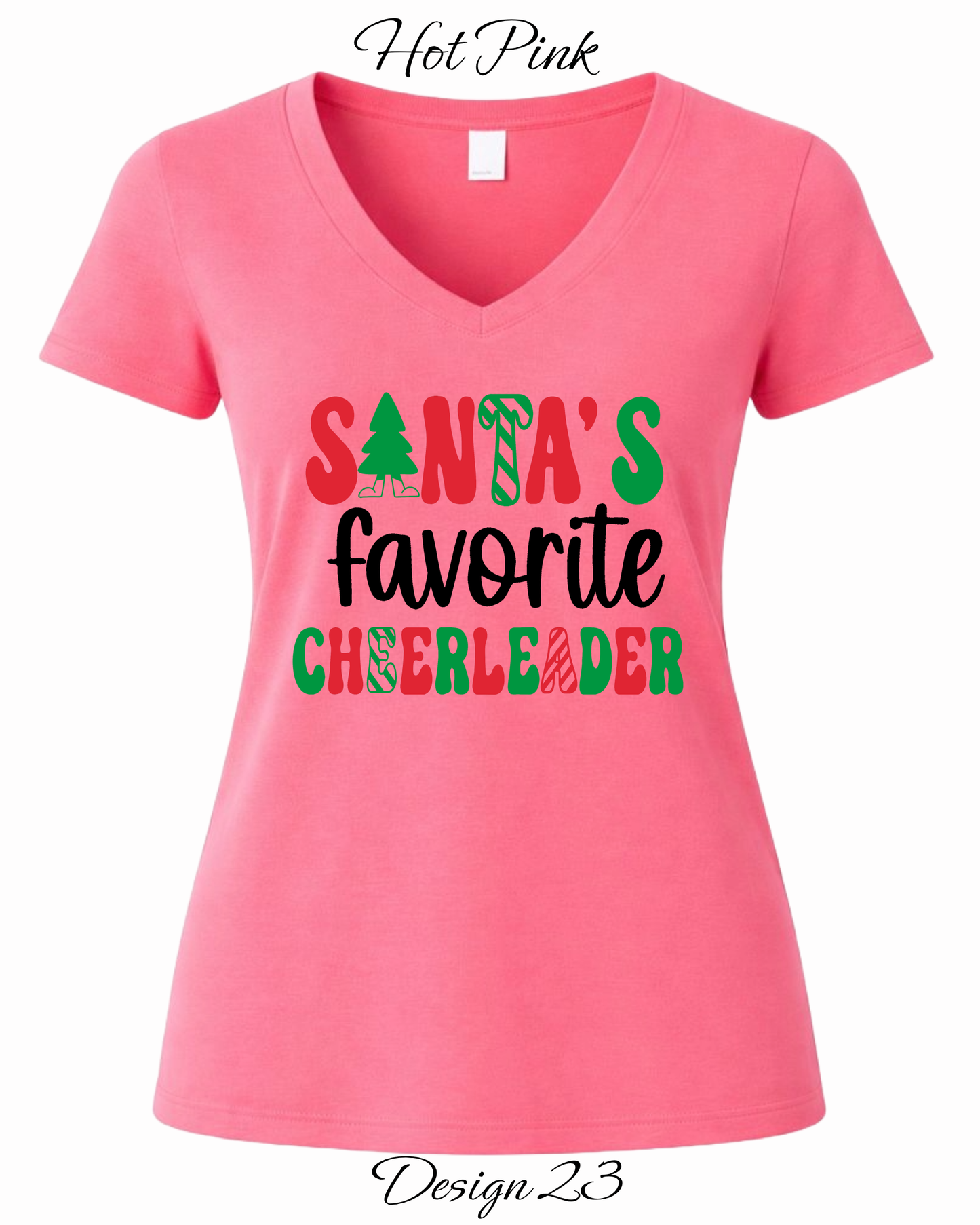 Custom Women's Tank Tops & Tees | Christmas Funny Christmas Santa Themed Tee