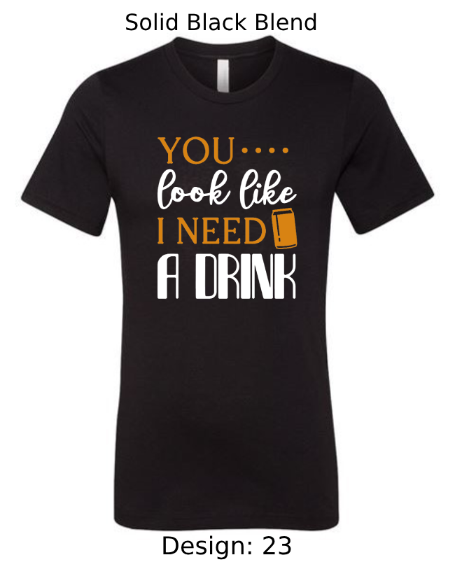 Shirts Men's Customized T-Shirts | Funny Alcohol Themed Tee