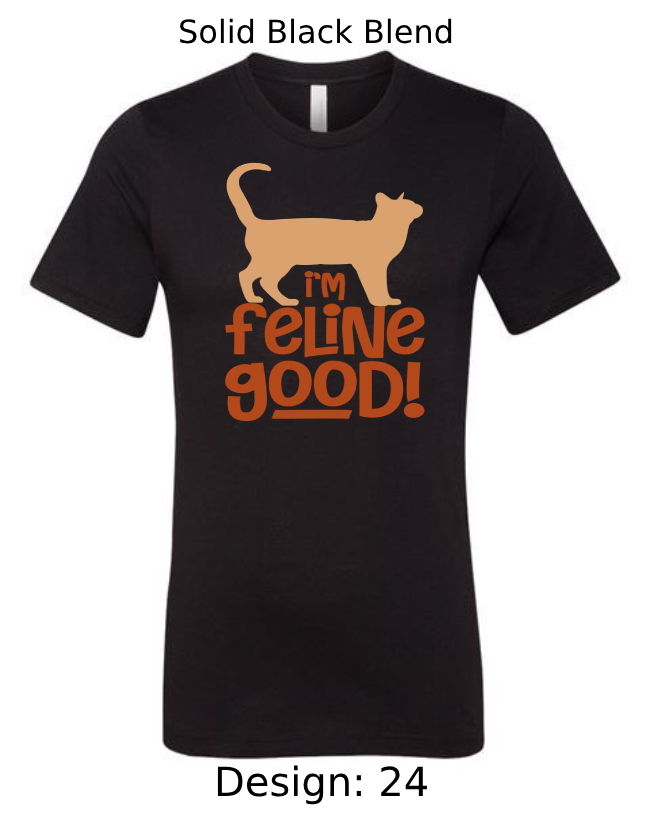 Shirts Men's Customized T-Shirts | Cat Themed Tee