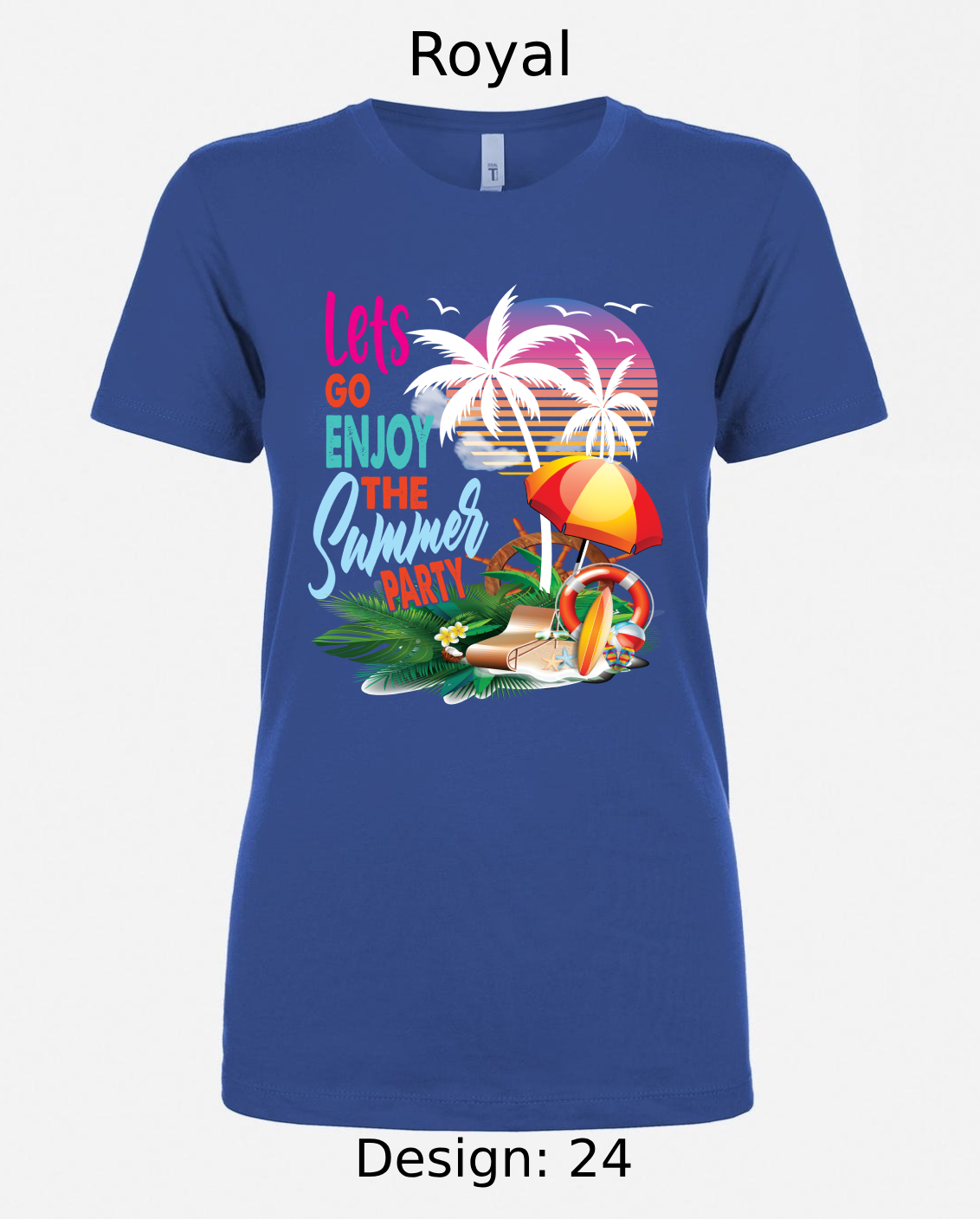 Shirts Women's Customized Tank Tops & Shirts | Summer, Surfing, & Sunshine Themed Tee