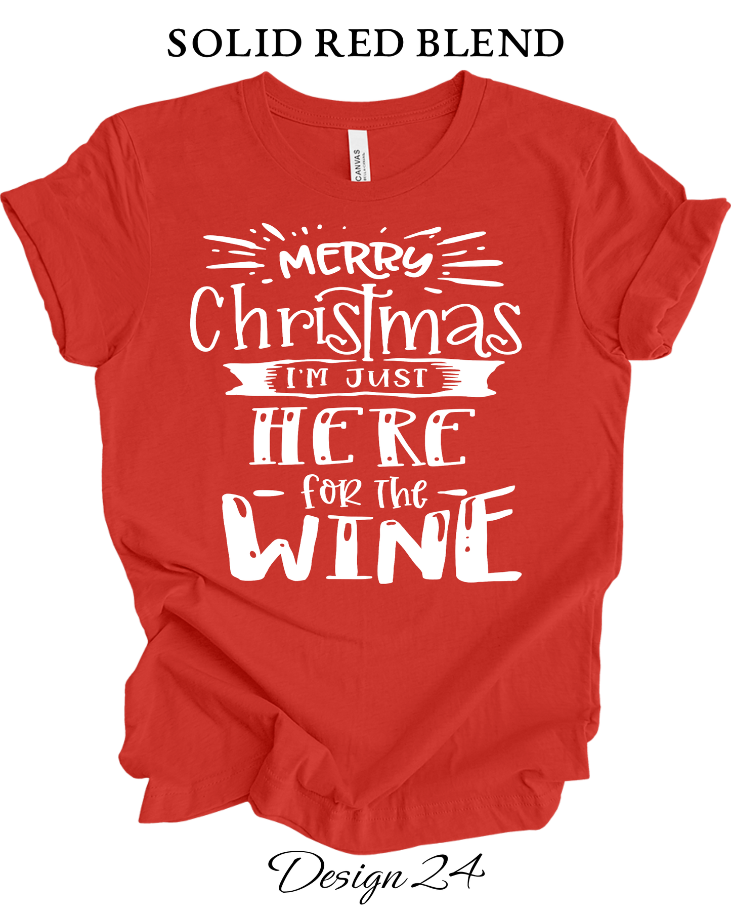 Custom Tee Unisex Crew Neck T-Shirts | Christmas Funny Drinking Inspired Tee