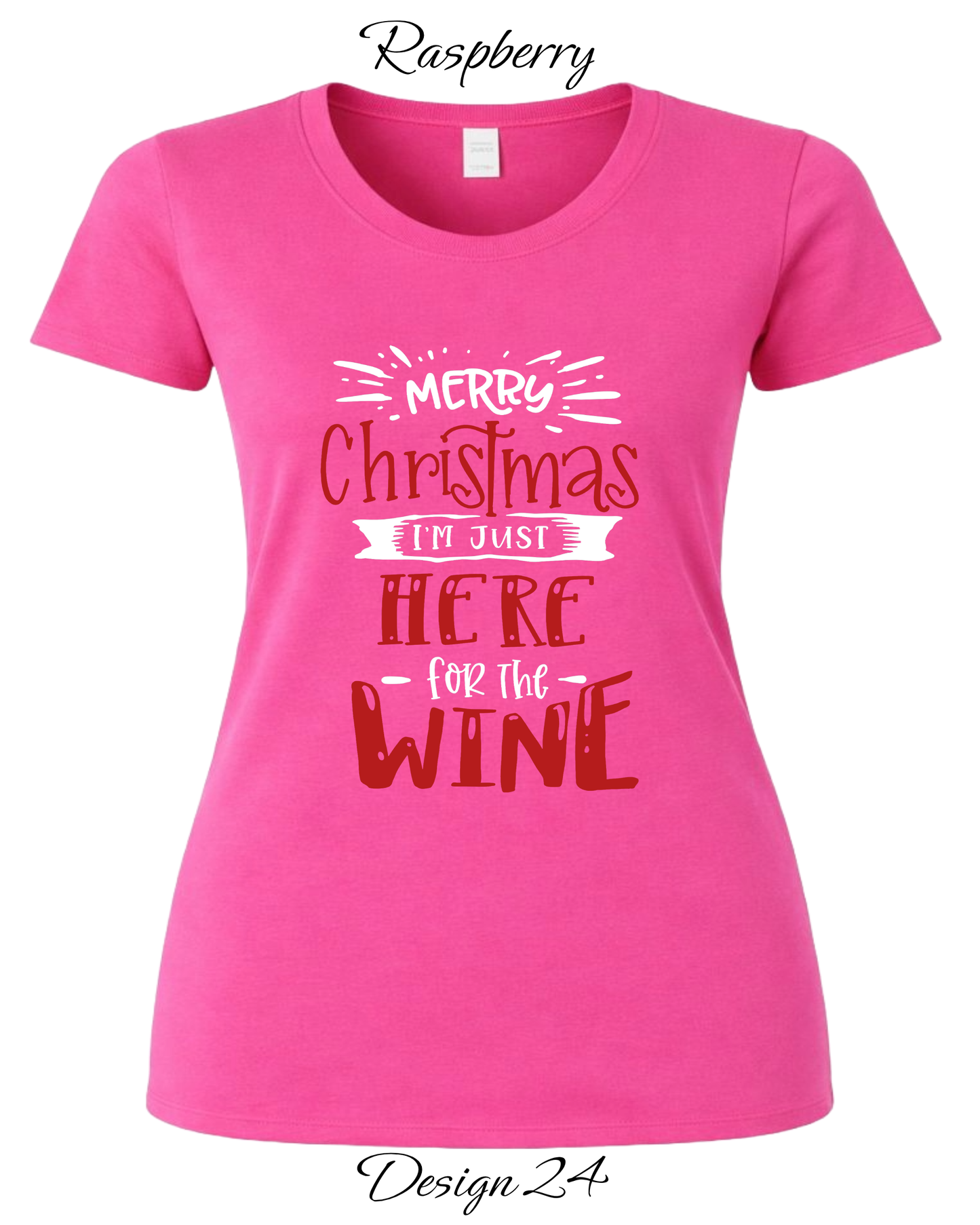 Custom Women's Tank Tops & Tees | Christmas Funny Drinking Inspired Tee