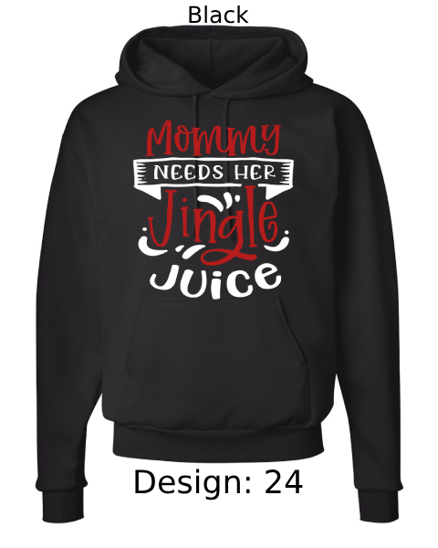 Unisex Christmas Funny Drinking Hoodie Sweatshirt | Custom Hoodie