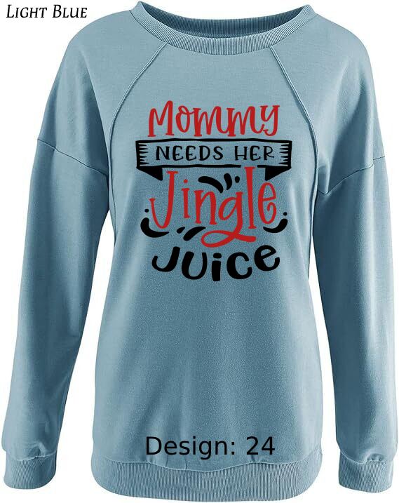 Sweatshirt Women's Christmas Funny Drinking Sweatshirt | Custom Sweatshirt