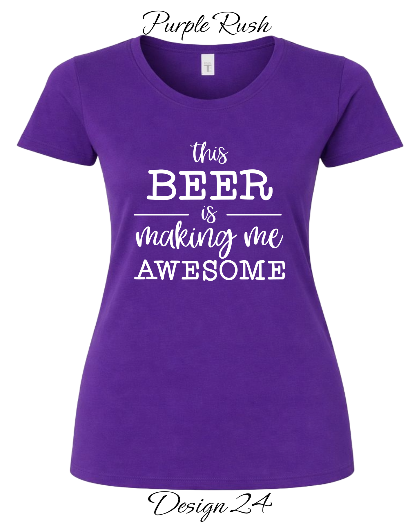 Custom Women's Tank Tops & Tees | Funny Alcohol Inspired Shirts