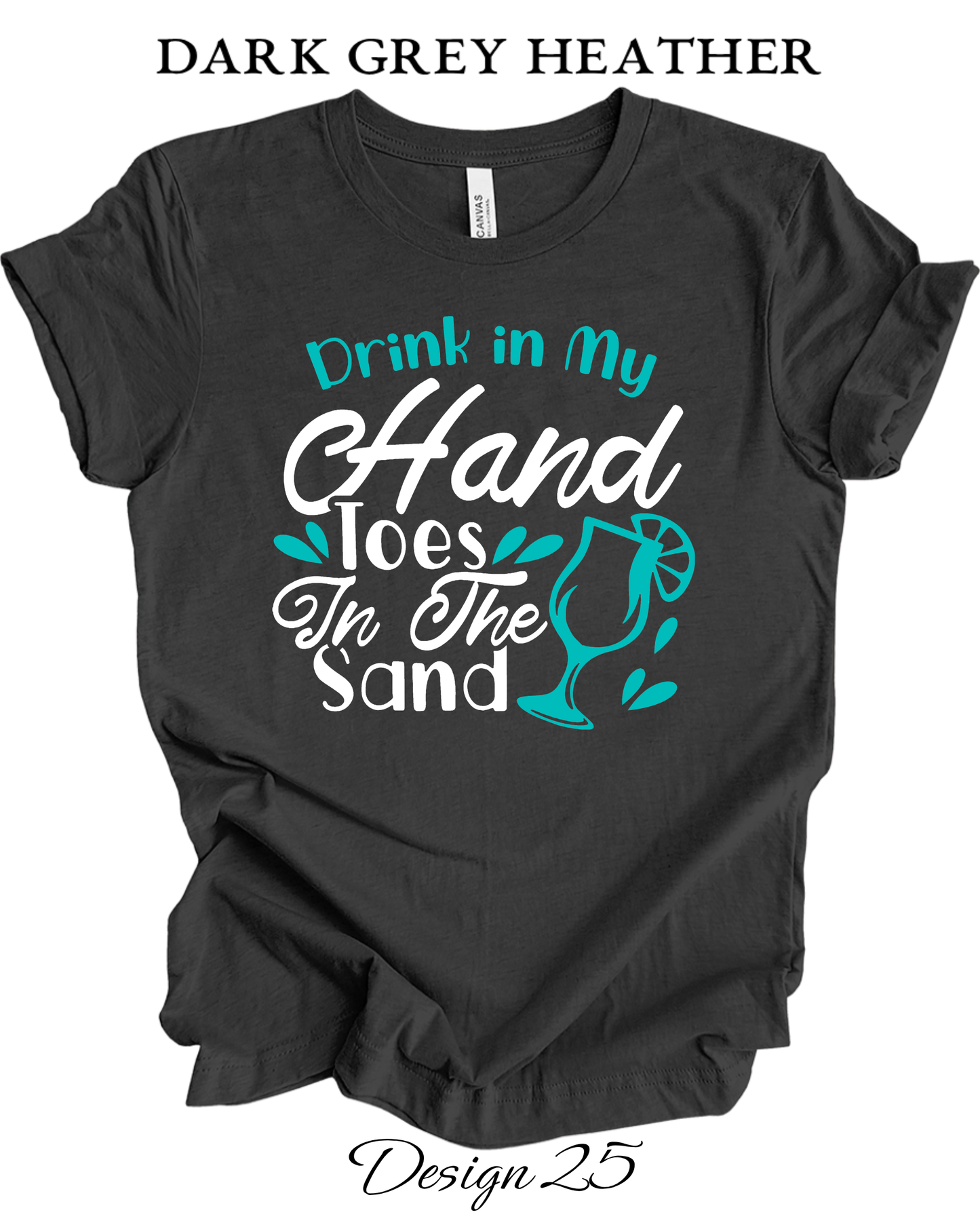 Custom Tee Unisex Crew Neck T-Shirts | Beach Inspired Tee