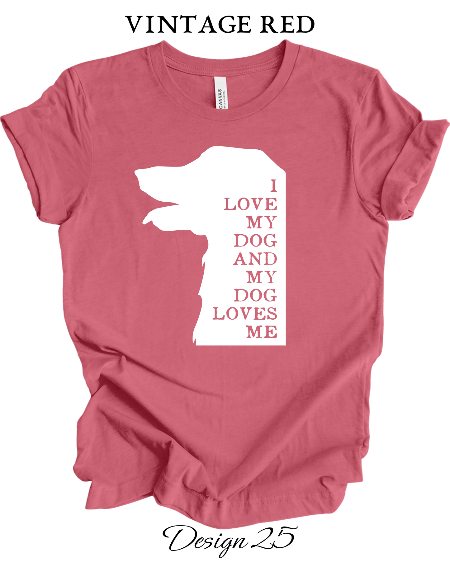 Custom Tee Unisex Crew Neck T-shirts | Dog Inspired Tee