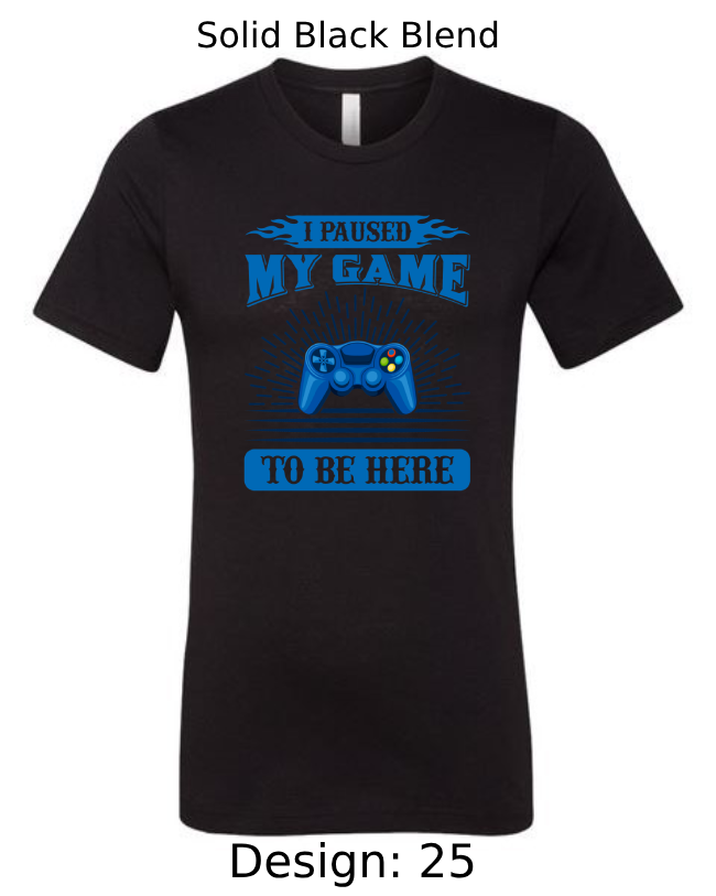 Shirts Men's Customized T-Shirts | Video Gaming Themed Tee