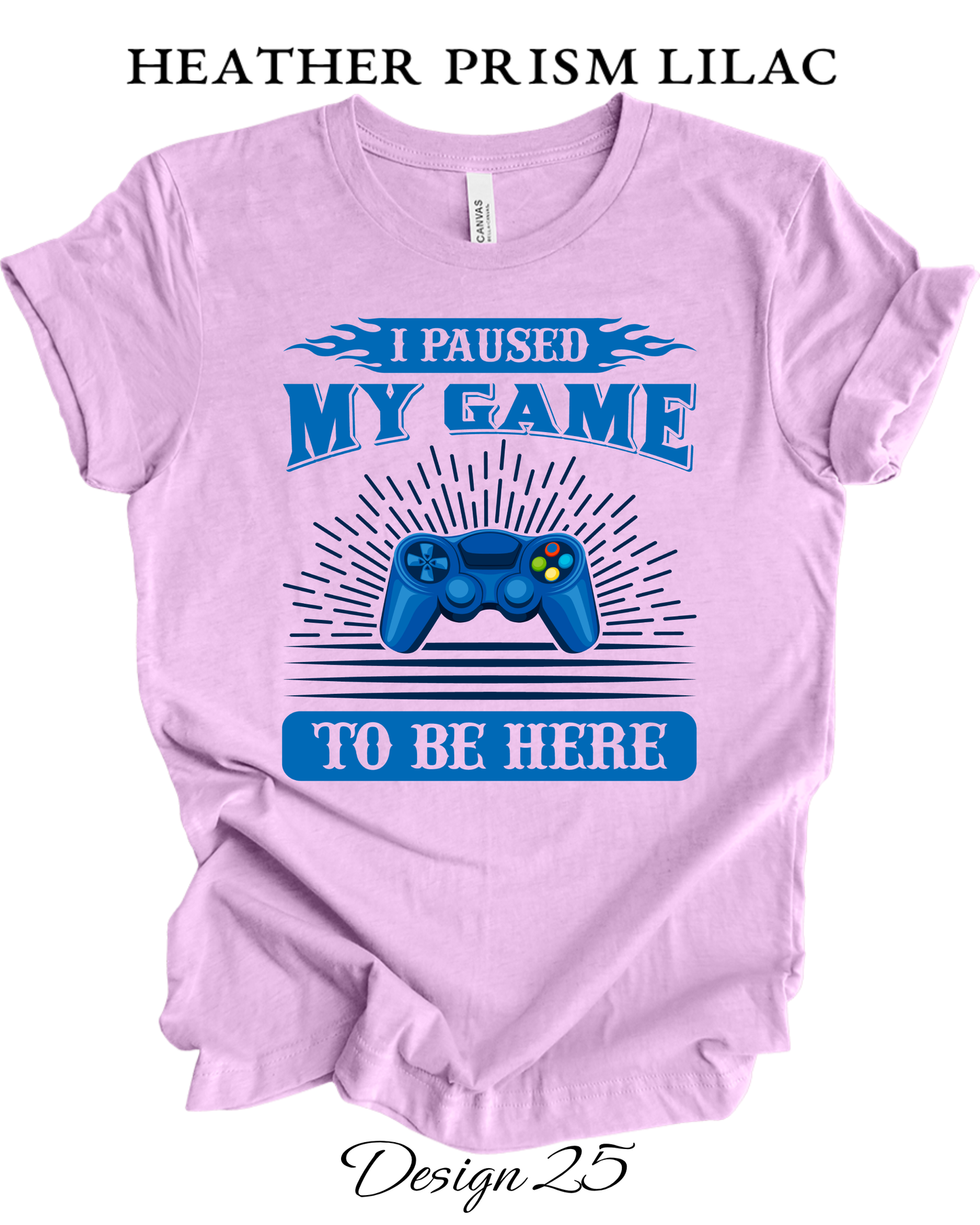 Custom Tee Unisex Crew Neck T-shirts | Video Gaming Inspired Tee