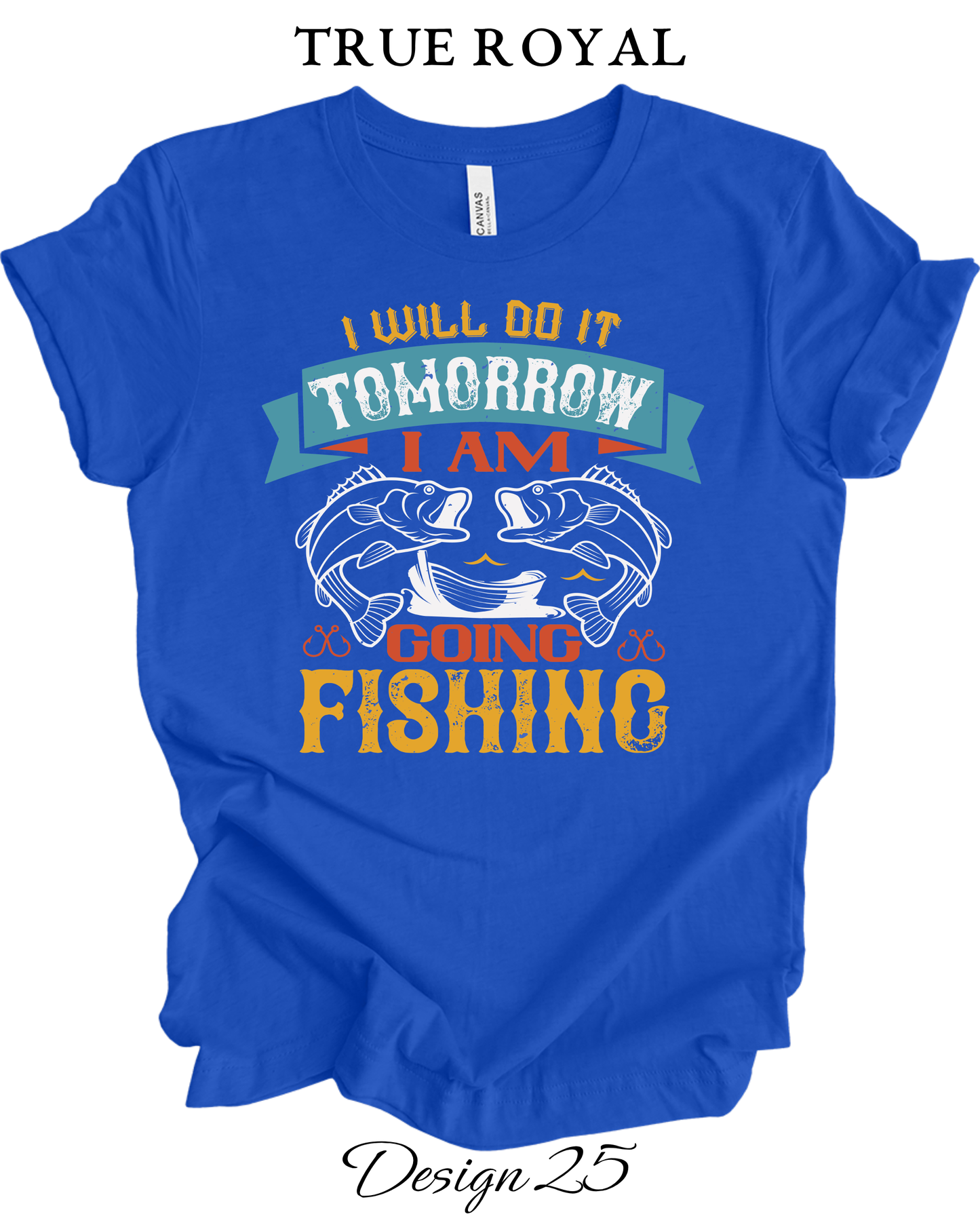 Custom Tee Unisex Crew Neck T-Shirts | Fishing Inspired Tees