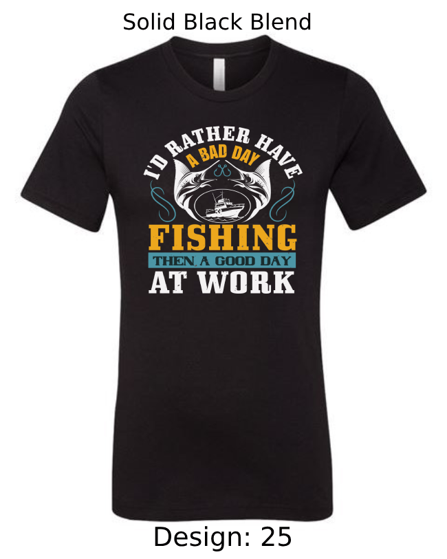 Shirts Men's Customized T-Shirts | Fishing Themed Tee