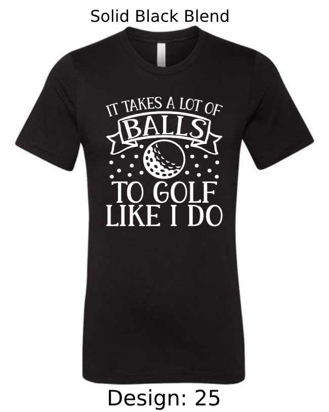 Shirts Men's Customized T-Shirts | Golf Themed Tee