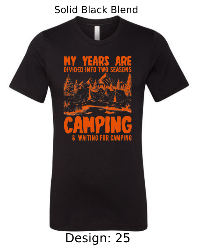 Shirts Men's Customized T-Shirts | Camping Themed Tee