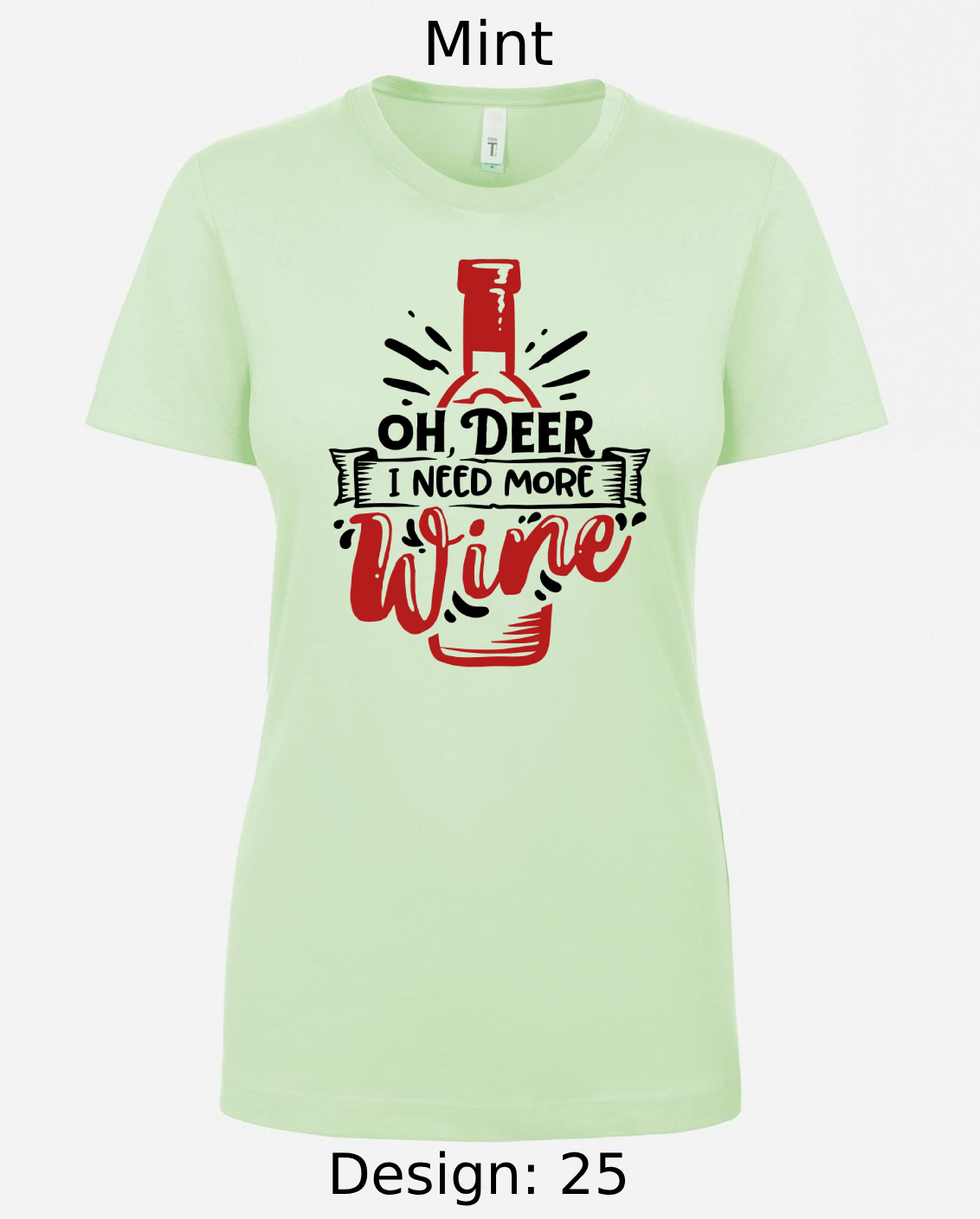 Shirts Women's Customized Tank Tops & Shirts | Christmas Funny Drinking Themed Tee