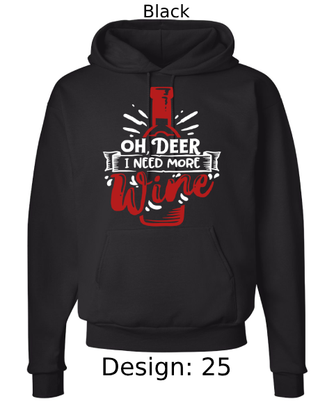 Unisex Christmas Funny Drinking Hoodie Sweatshirt | Custom Hoodie