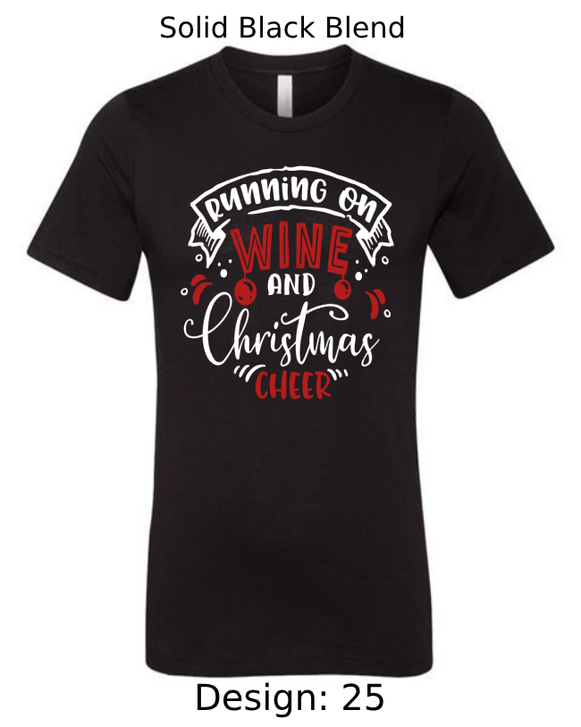 Shirts Men's Customized T-Shirts | Christmas Funny Drinking Themed Tee