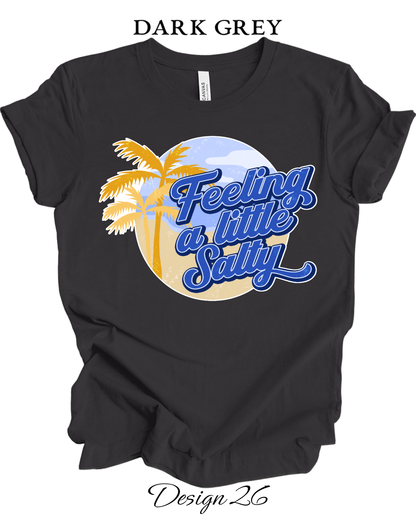 Custom Tee Unisex Crew Neck T-Shirts | Beach Inspired Tee