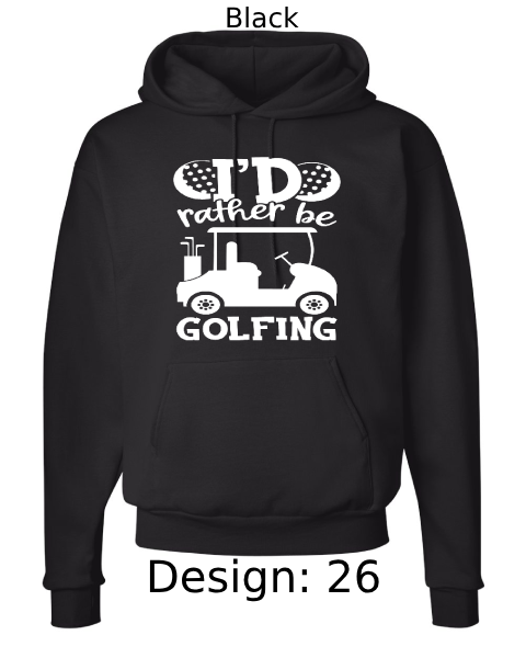 Unisex Golf Hoodie Sweatshirt | Custom Hoodie