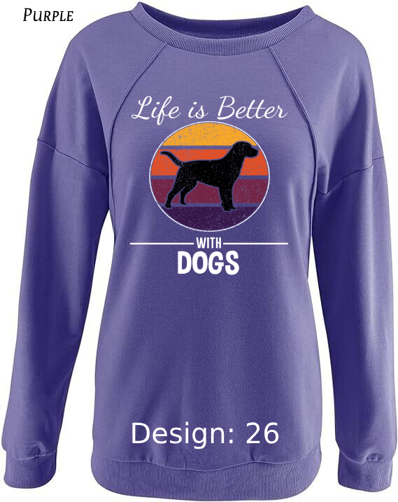 Sweatshirt Women's Dog Sweatshirt | Custom Sweatshirt