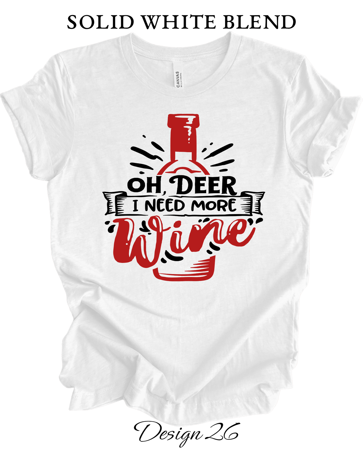 Custom Tee Unisex Crew Neck T-Shirts | Christmas Funny Drinking Inspired Tee